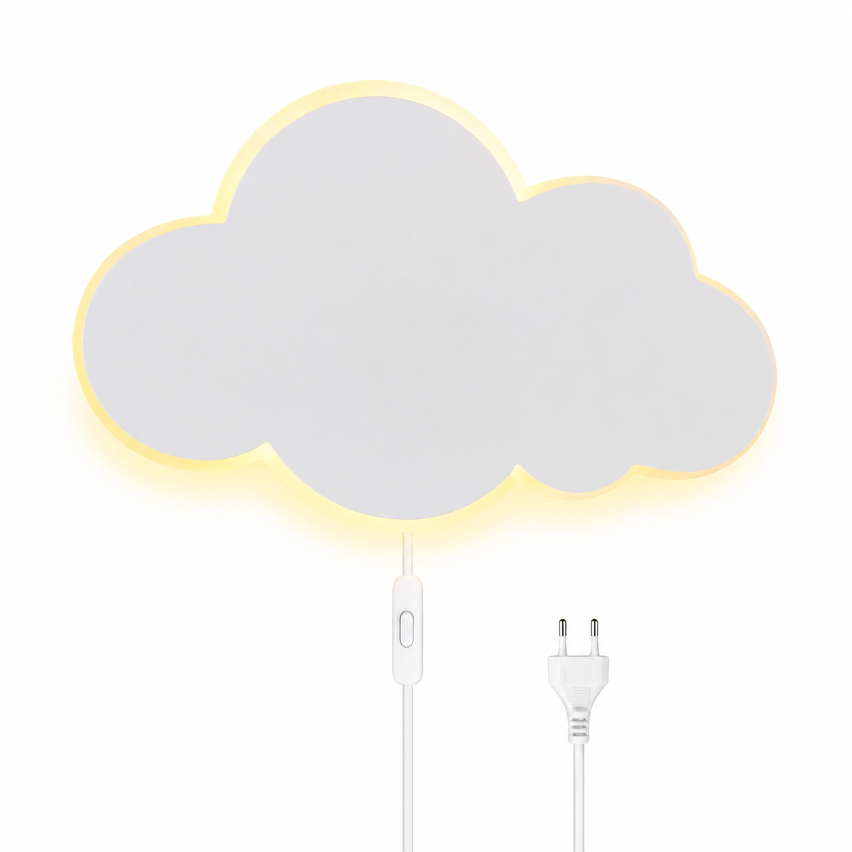 Applique murale LED Nuage – lumière douce pour chambre enfant