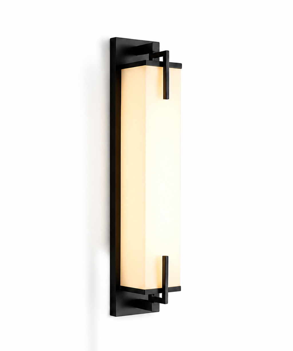 Luxen Applique murale LED dorée effet marbre