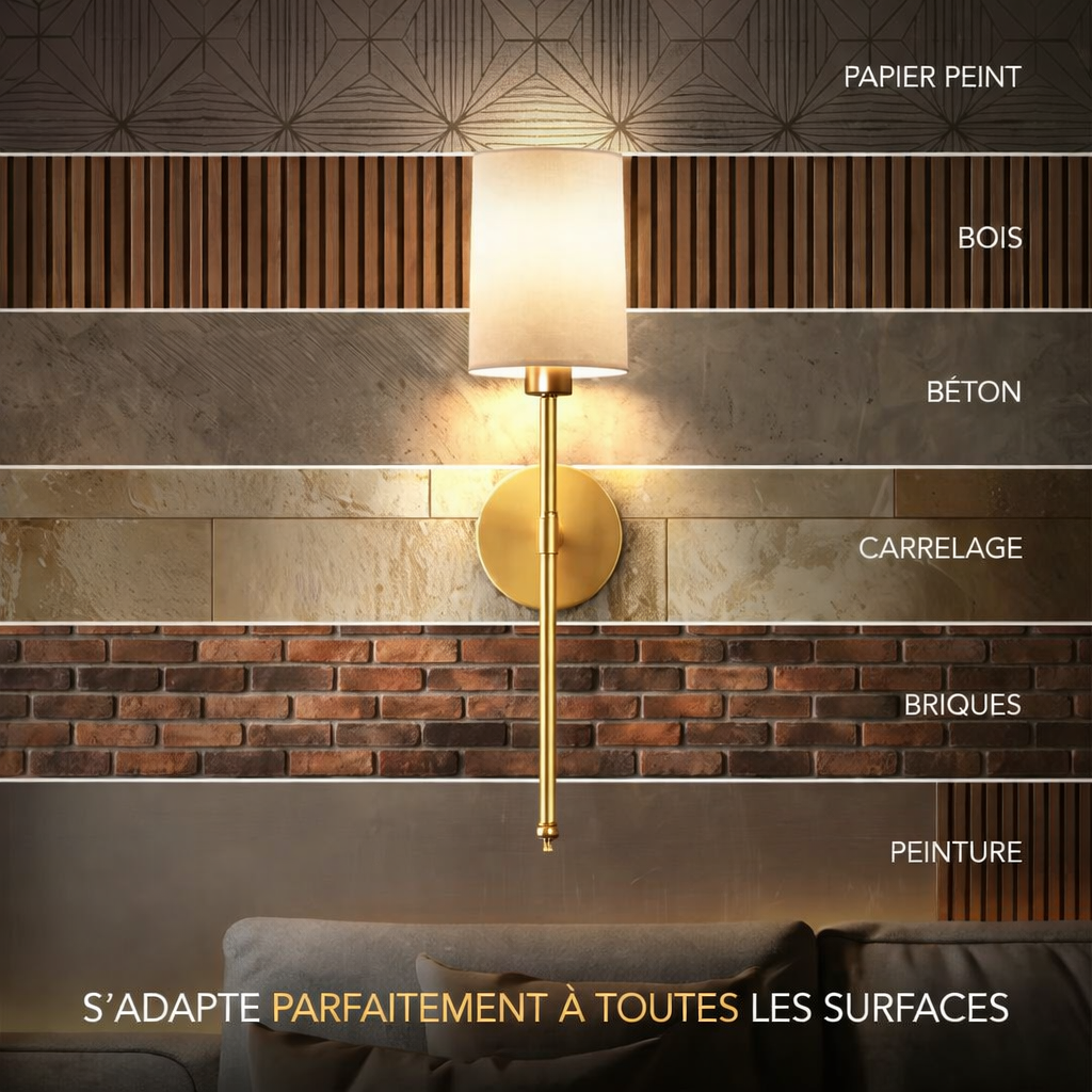 Appliques murales LED sans fil cylindriques