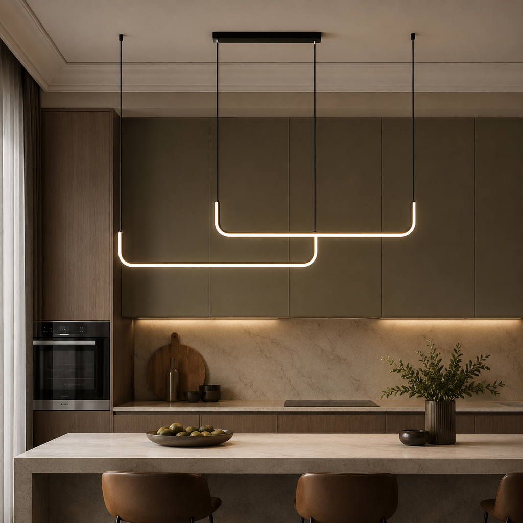 Barre Suspension Linéaire LED Minimaliste - Salon