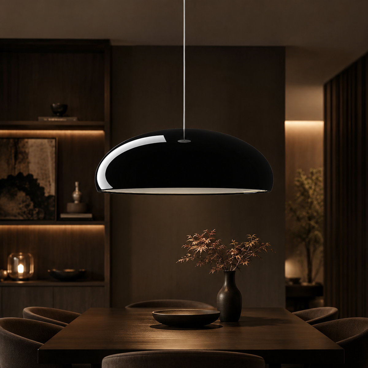 Leani – Suspension Dôme Moderne Métal - Salon