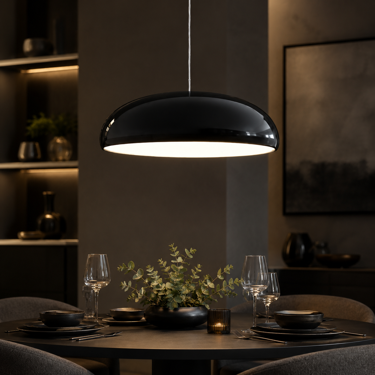 Leani – Suspension Dôme Moderne Métal - Salon