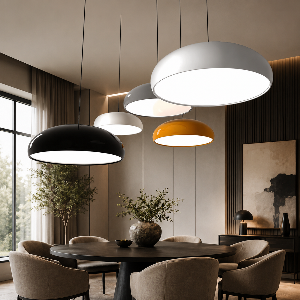 Leani – Suspension Dôme Moderne Métal - Salon