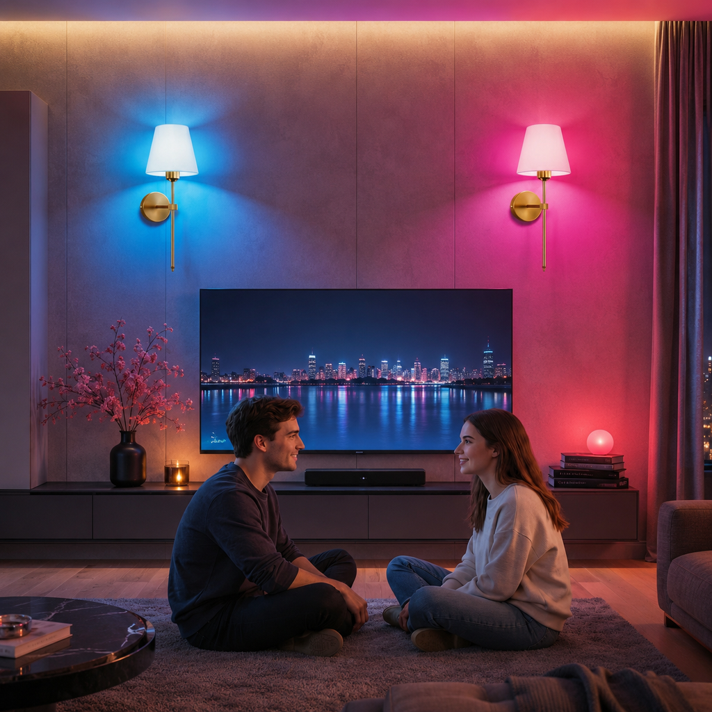 Applique Murale LED - Sans Fil Dimmable - Couloir - Salon
