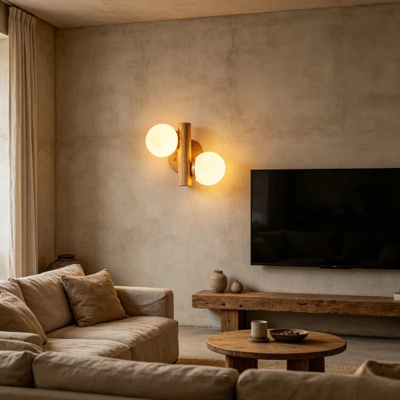Woodora Applique murale moderne en chêne naturel