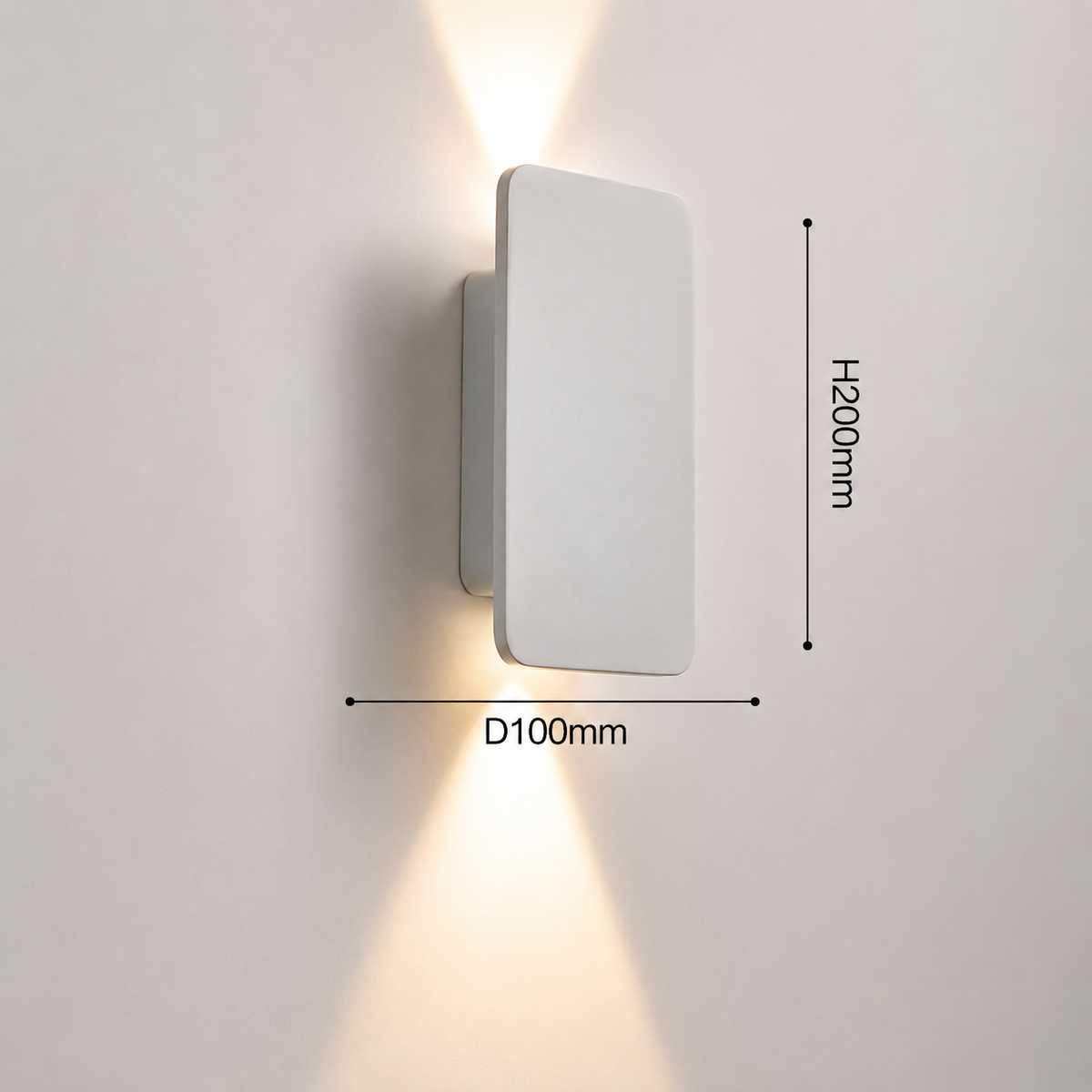Luméa Applique murale LED moderne en aluminium brossé