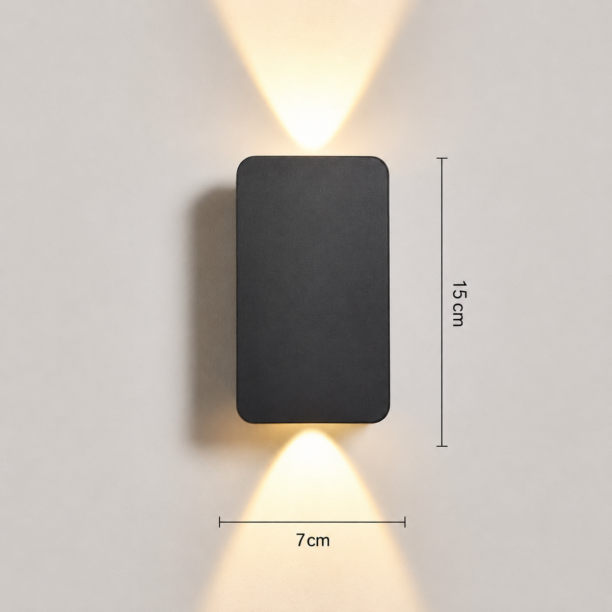 Luméa Applique murale LED moderne en aluminium brossé