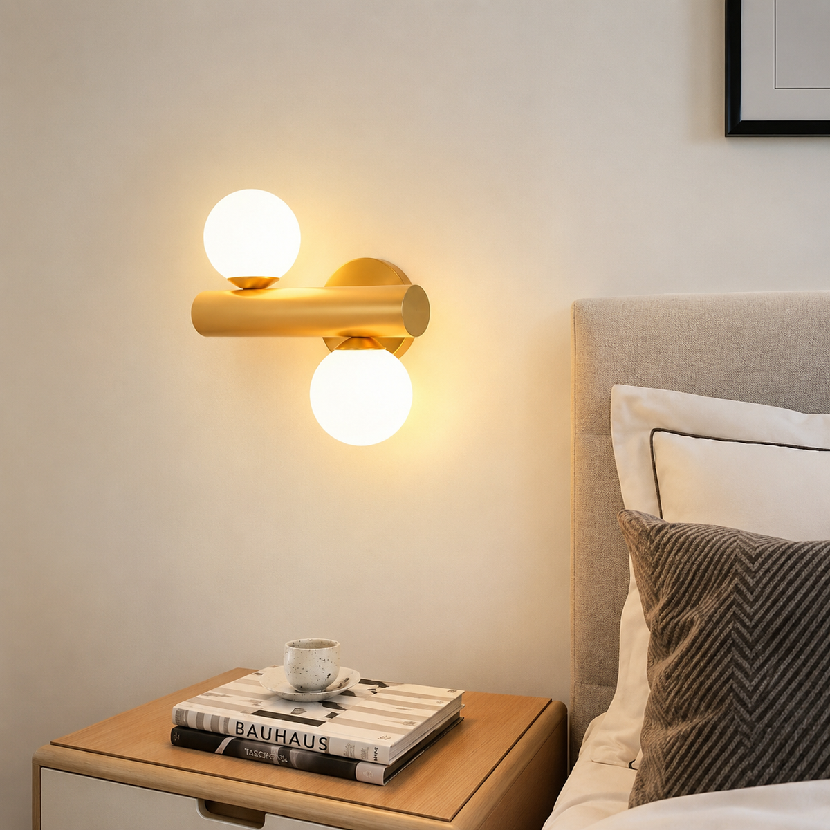 Woodora Applique murale moderne en chêne naturel