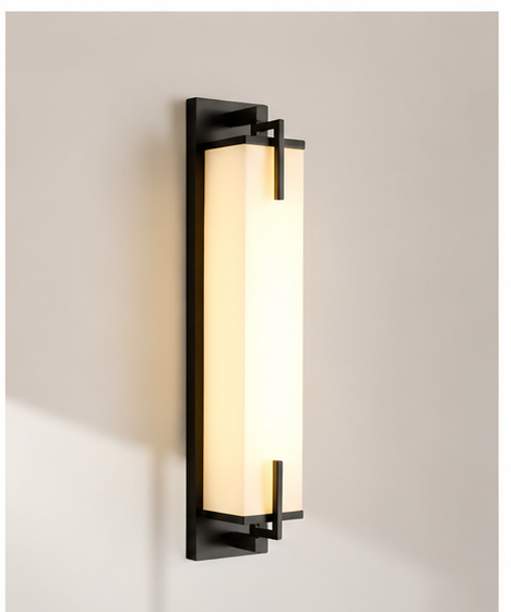 Luxen Applique murale LED dorée effet marbre