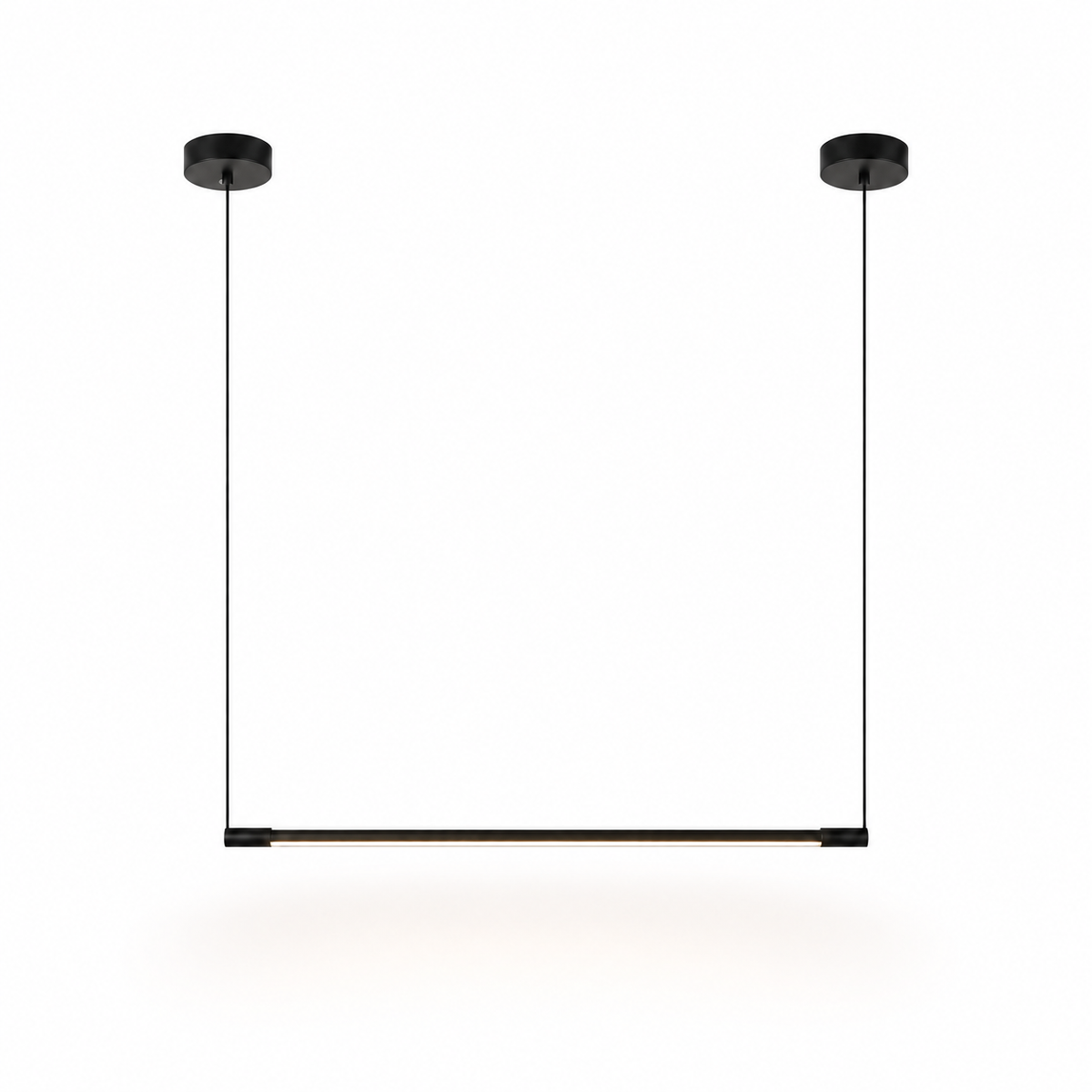 Barre – Suspension Linéaire LED Noire - Salon
