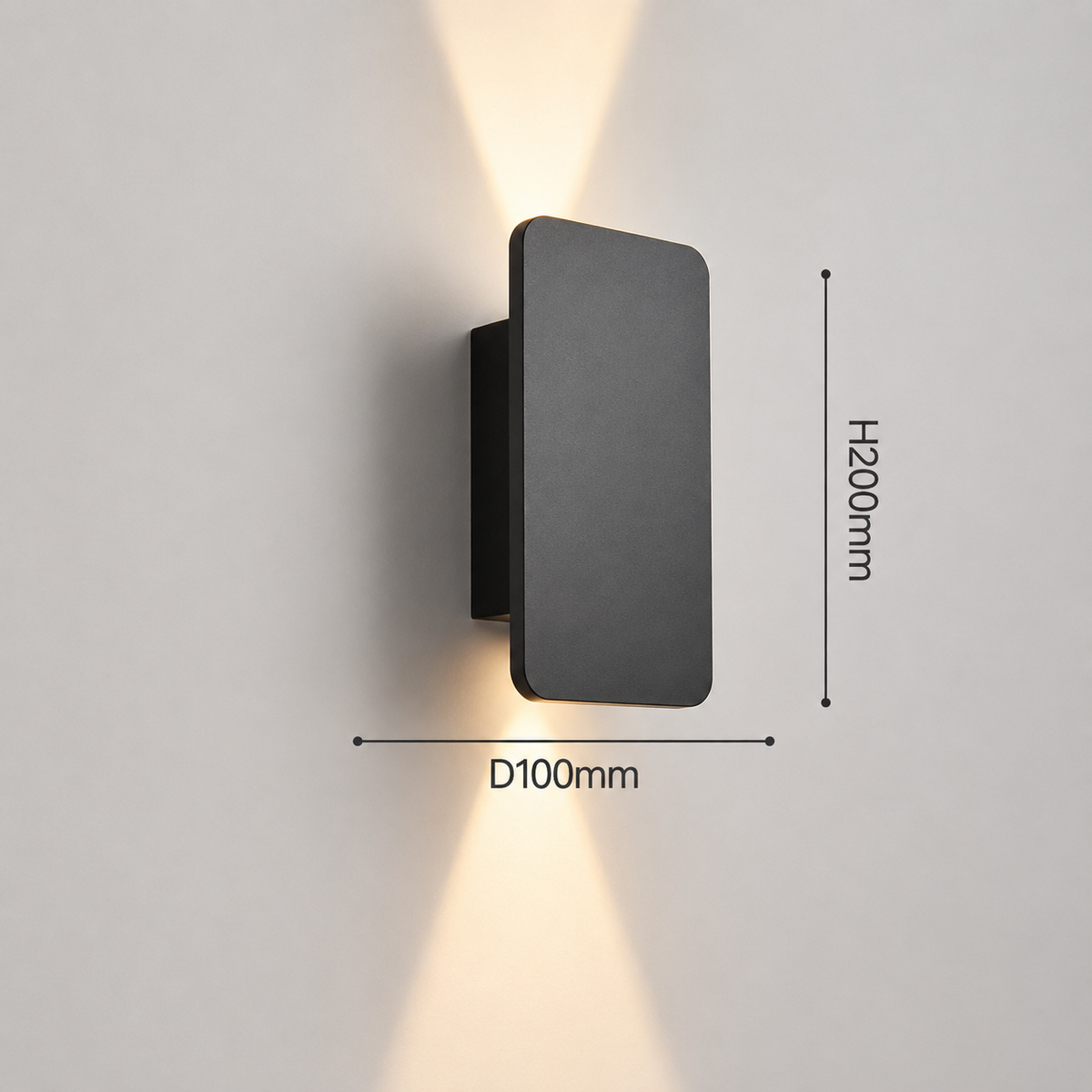 Luméa Applique murale LED moderne en aluminium brossé