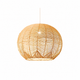 Suspension Ballon en Rotin – Luminaire Vintage LED - Salon