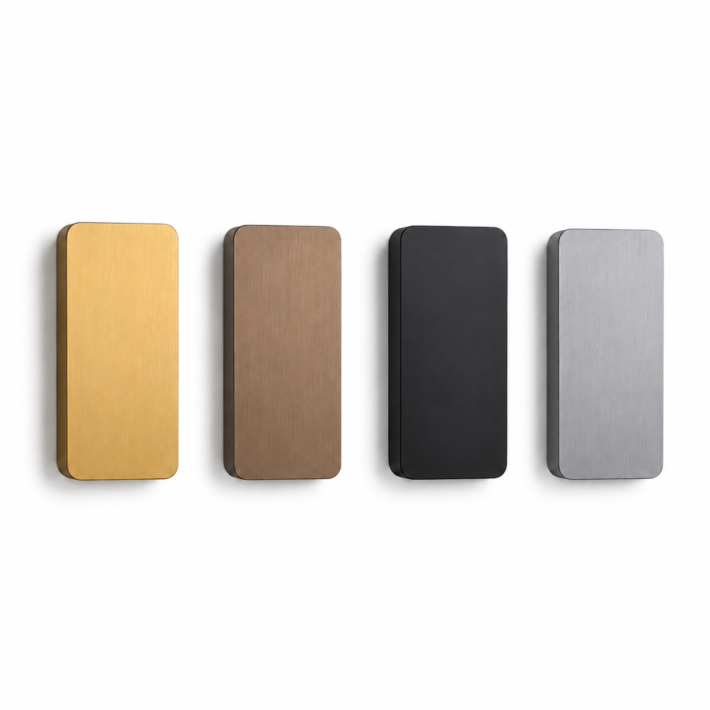 Luméa Applique murale LED moderne en aluminium brossé