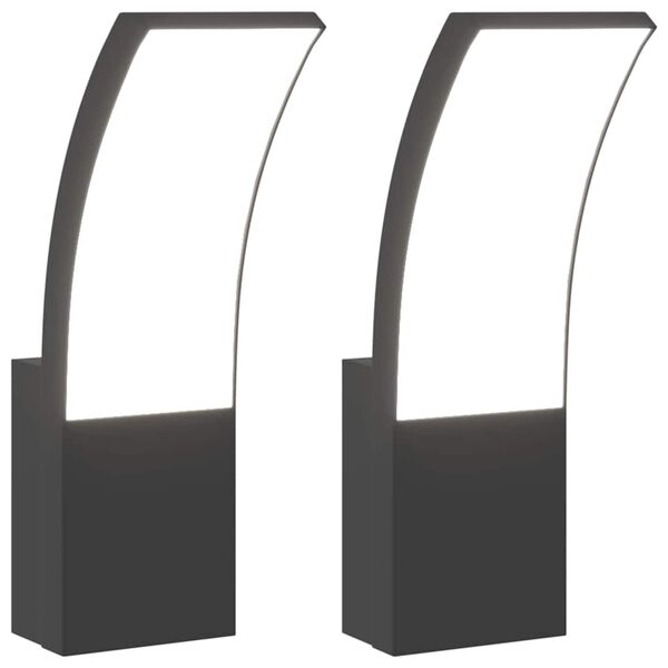 Applique murale LED d'extérieur aluminium