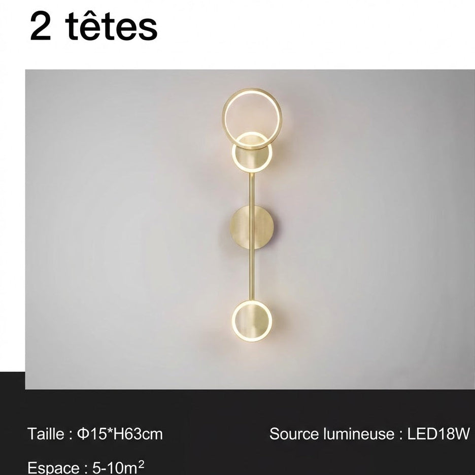 Applique murale LED Style Nordique