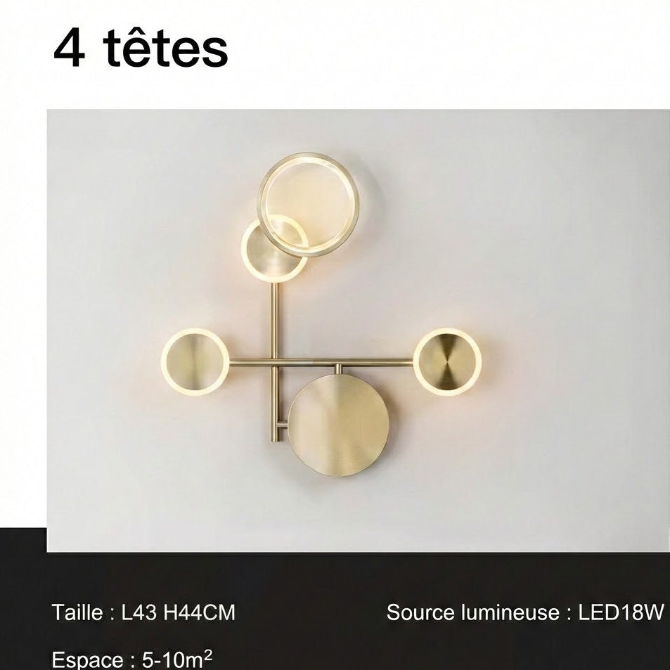 Applique murale LED Style Nordique